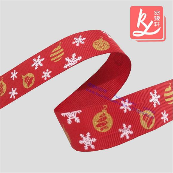 絲網印刷廠的印花羅紋帶