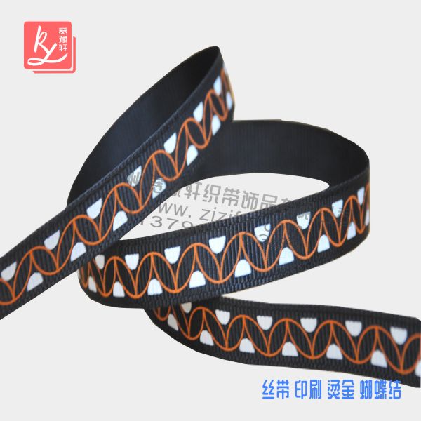 藍(lán)色印刷織帶