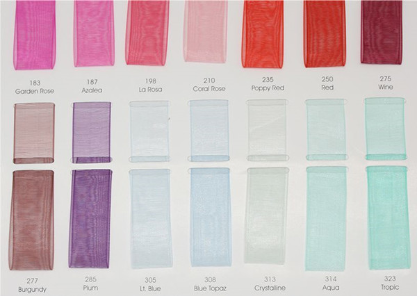 雪紗帶 雪紗織帶色卡（1）